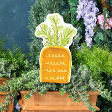 Load image into Gallery viewer, Orange Chinoiserie Carrot Yard Art Set
