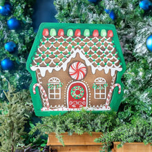 Load image into Gallery viewer, Large Gingerbread House Garden Stake
