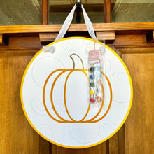 Load image into Gallery viewer, Paint Your Own Pumpkin Door Hanger with Paint Pack
