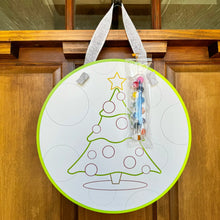 Load image into Gallery viewer, Paint Your Own Christmas Tree Door Hanger with Paint Pack
