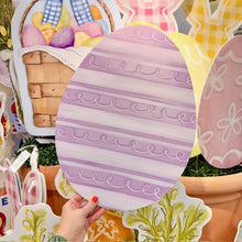 Load image into Gallery viewer, Pastel Easter Egg Yard Art Set
