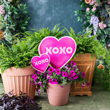 Load image into Gallery viewer, Large XOXO Heart Garden Stake
