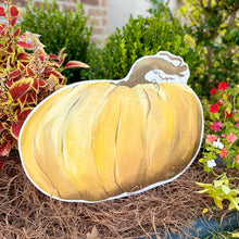 Load image into Gallery viewer, Large Heirloom Pumpkin Garden Stake
