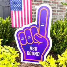 Load image into Gallery viewer, NSU Bound Foam Finger Garden Stake
