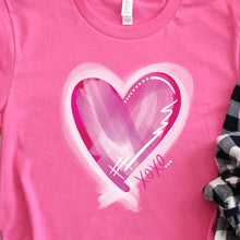 Load image into Gallery viewer, Valentine&#39;s Watercolor Heart T-Shirt
