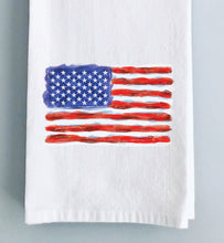 Load image into Gallery viewer, American Flag Tea Towel
