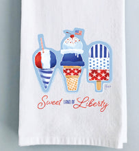 Load image into Gallery viewer, Ice Cream Trio Tea Towel
