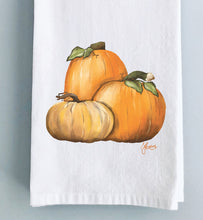 Load image into Gallery viewer, Pumpkin Trio Tea Towel
