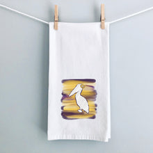 Load image into Gallery viewer, Purple and Gold Tea Towel
