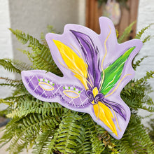 Load image into Gallery viewer, Mardi Gras Mask Garden Stake
