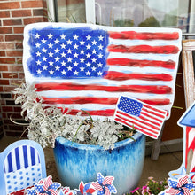 Load image into Gallery viewer, Large American Flag Garden Stake
