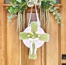 Load image into Gallery viewer, Tulip Cross Door Hanger

