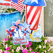 Load image into Gallery viewer, Small Pinwheel Trio-United We Stand

