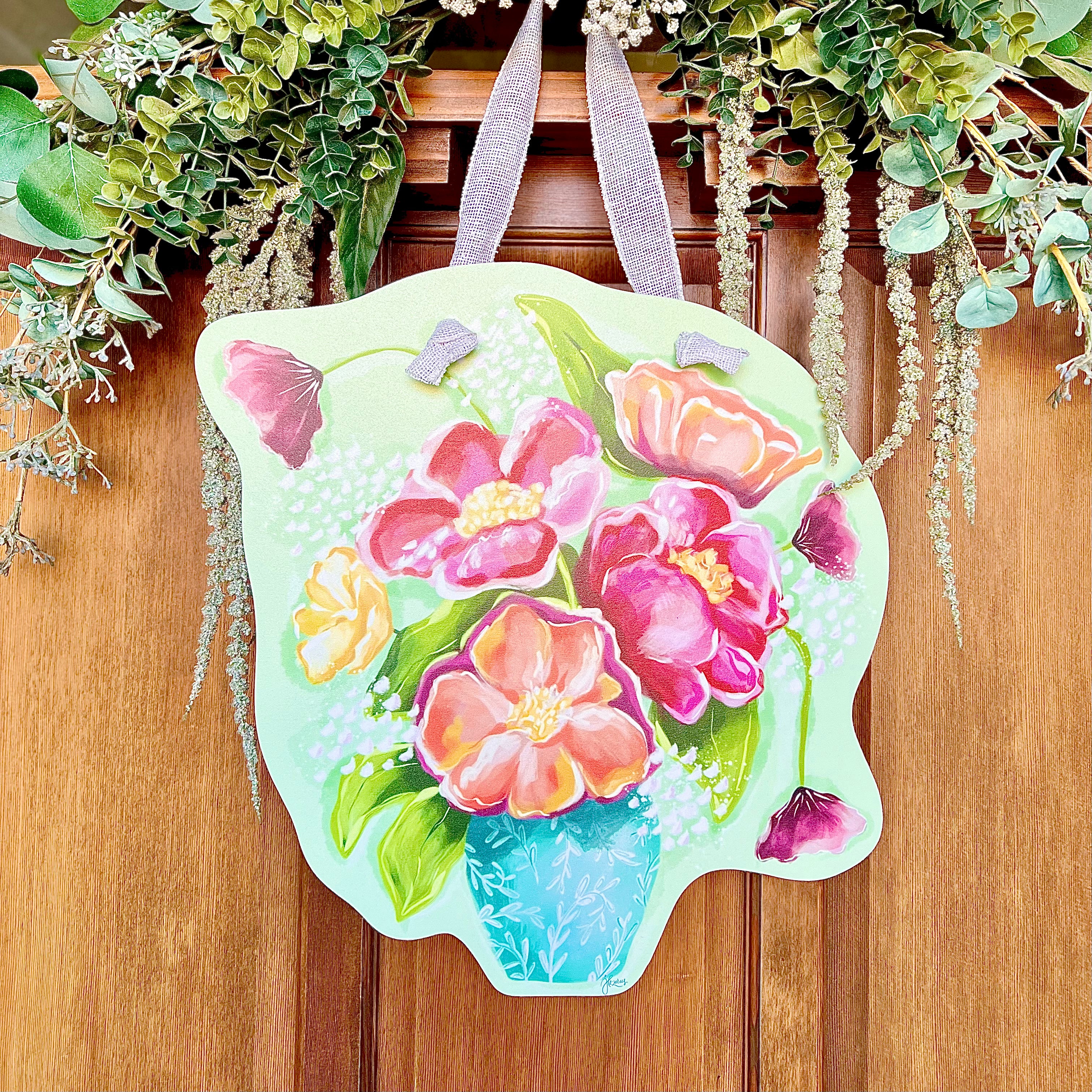 Laura's Bouquet Door Hanger – Songbird Grove Collection