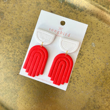 Load image into Gallery viewer, Art Deco Clay Earrings
