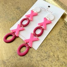 Load image into Gallery viewer, XOXO Drop Clay Earrings
