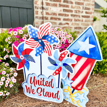 Load image into Gallery viewer, Large Pinwheel Trio-United We Stand

