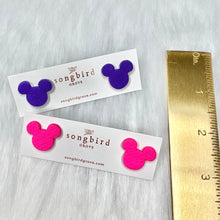 Load image into Gallery viewer, Mickey Studs in Purple
