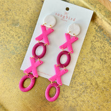 Load image into Gallery viewer, XOXO Drop Clay Earrings
