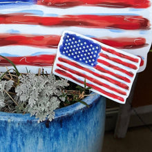 Load image into Gallery viewer, Small American Flag Garden Stake

